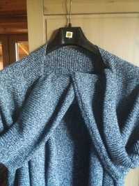 Sweter - Kardigan 3/4 długości, rozm. L/XL