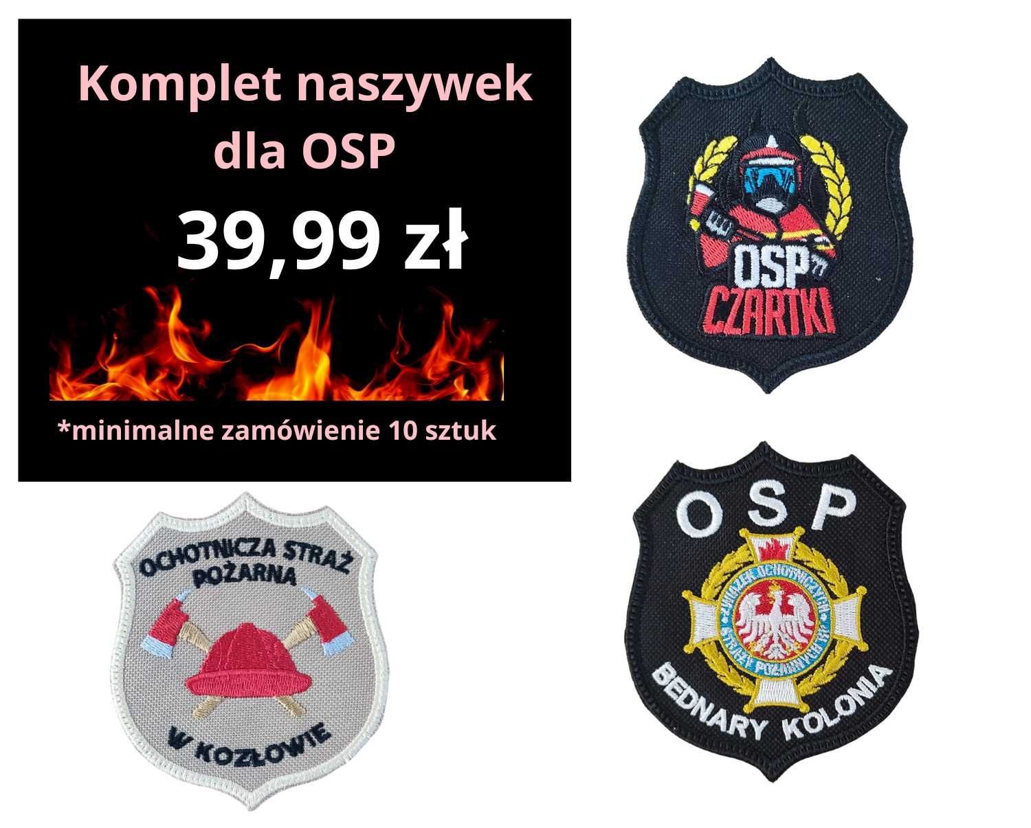 !!Naszywki OSP Naszywki na mundur OSP Naszywki na mundur galowy OSP!!