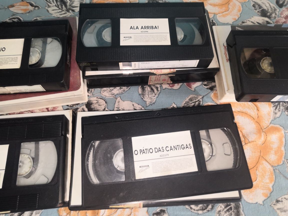 Filmes portugueses clássicos VHS originais