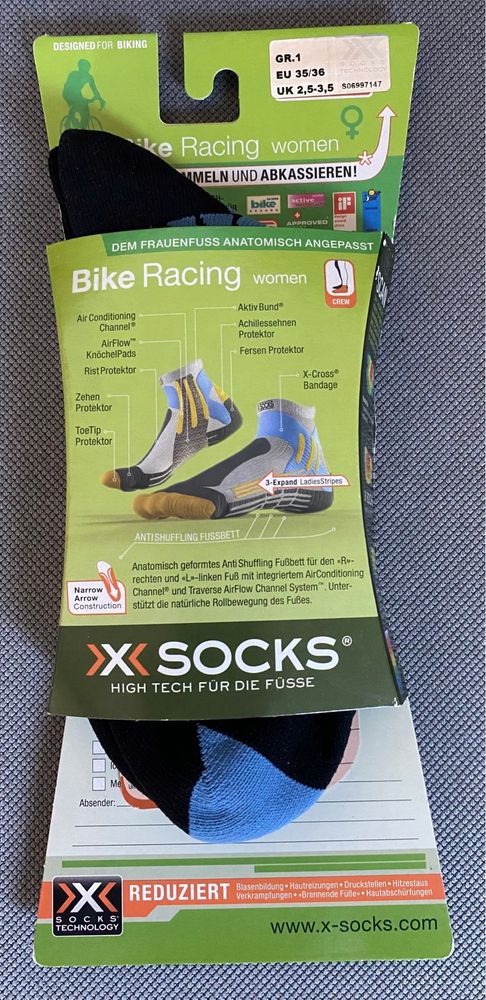 Skarpetki kolarskie X-Socks Bike Racing