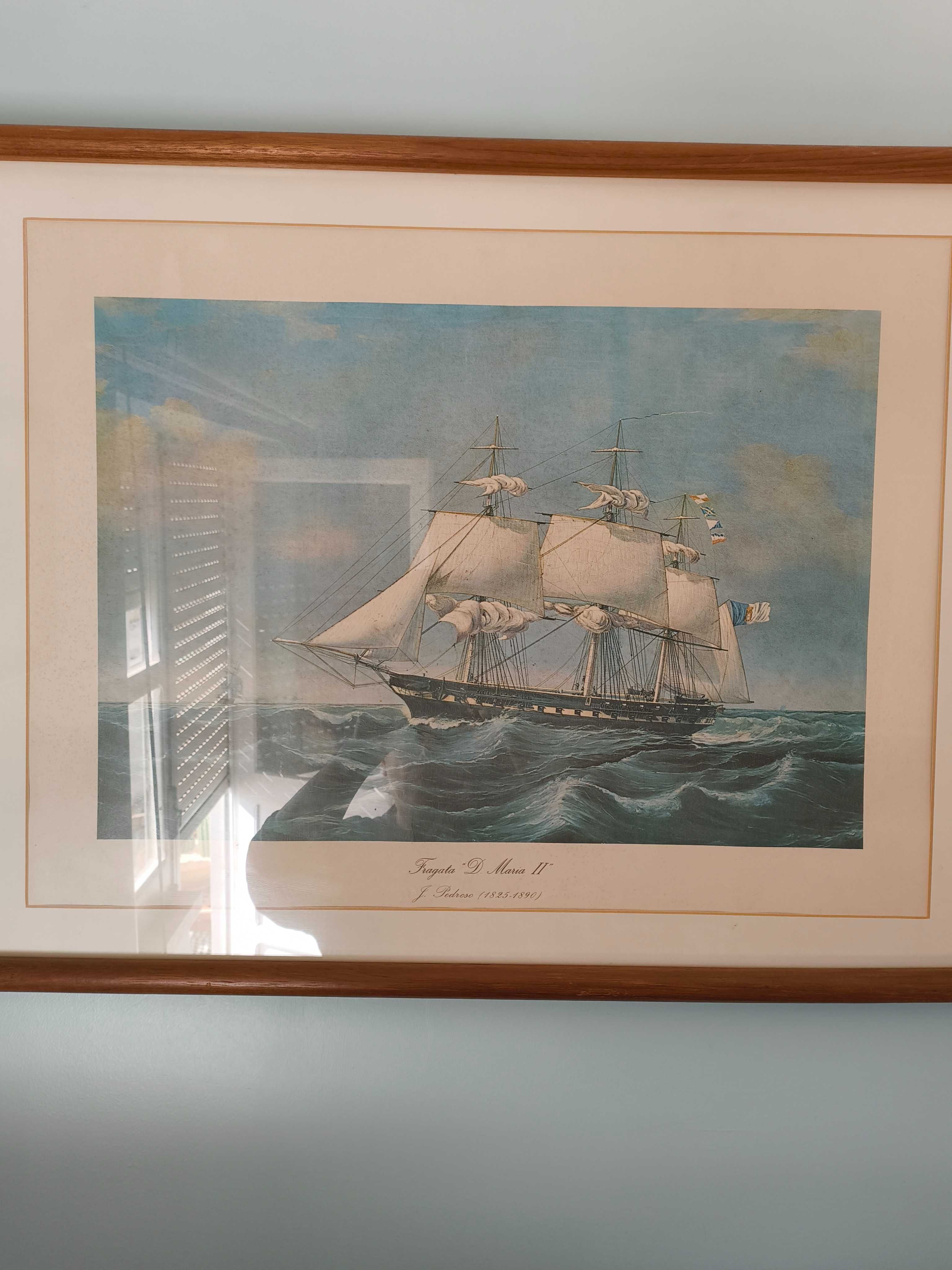 Quadro decorativo da Fragata de D.Maria II