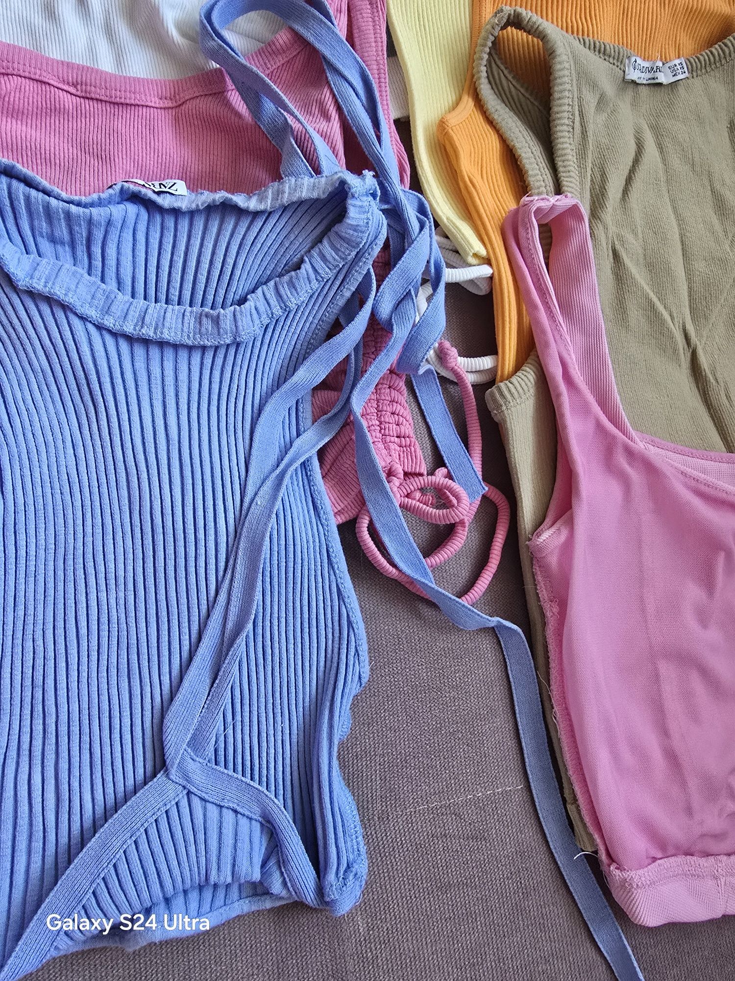 Zestaw topów na lato zara stradivarius reserved