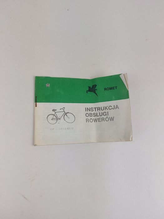 Stara instrukcja obsługi rowerów Romet 1988r