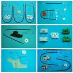 Kit reparação elevador vidros Peugeot  206, 207, 306, 308, 406, 407, 508, 607