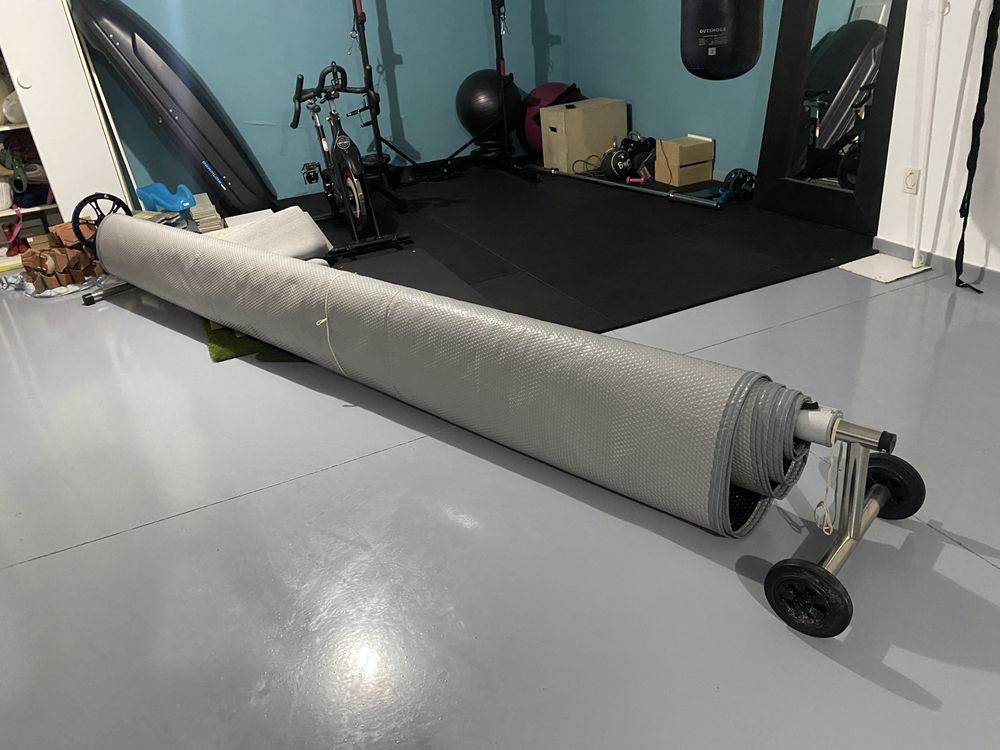 rolo para tapar piscina