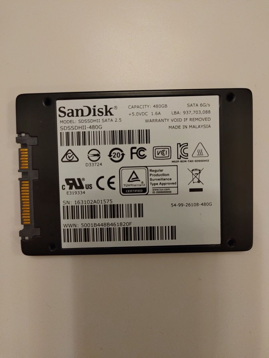 Dysk twardy (wewnętrzny) SSD
