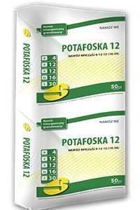Potafoska 12 (Unifoska 02) nawóz NPK 4-12-12 +wapń na użytki zielone