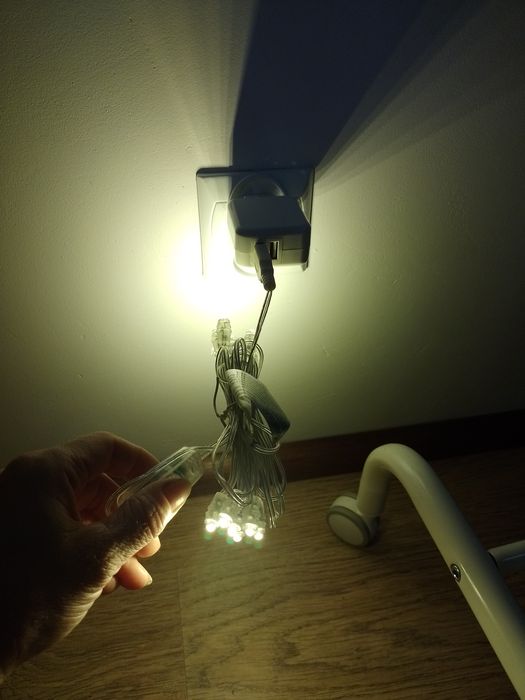 Girlanda 16x kulki LED USB guirled