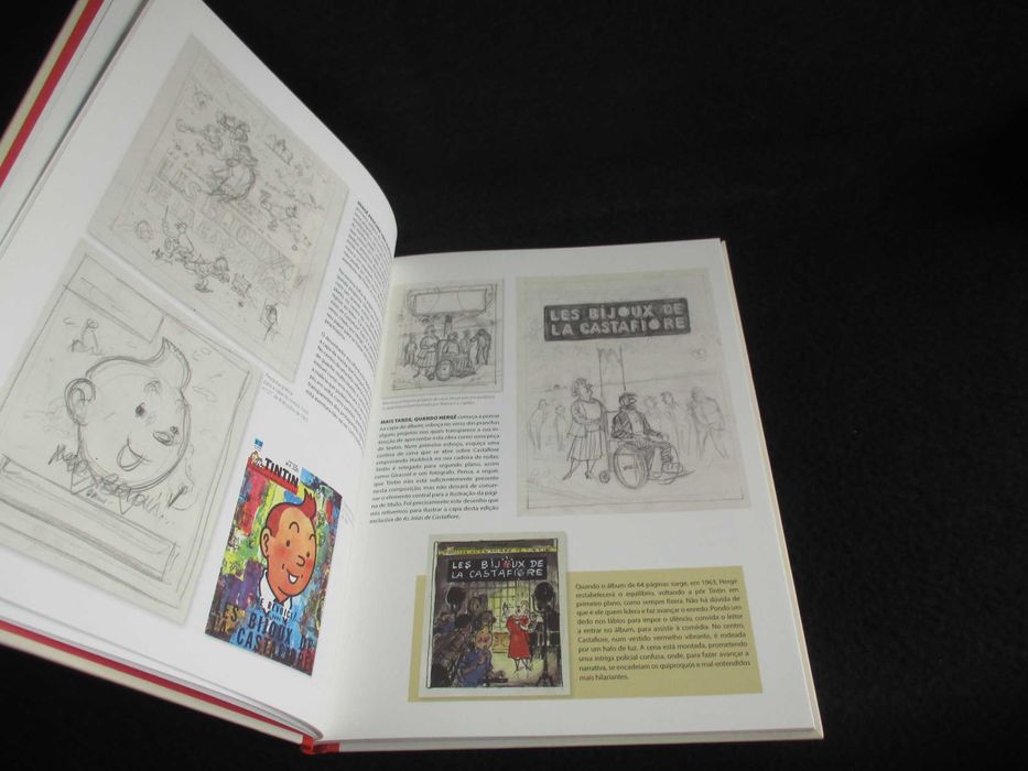 Livro BD As Jóias de Castafiori Tintin Edição comemorativa dos 60 anos