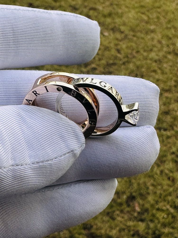 Золотое кольцо Bvlgari