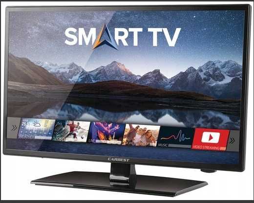 Telewizor do kampera przyczepy Carbest LED SMART TV 23,6"