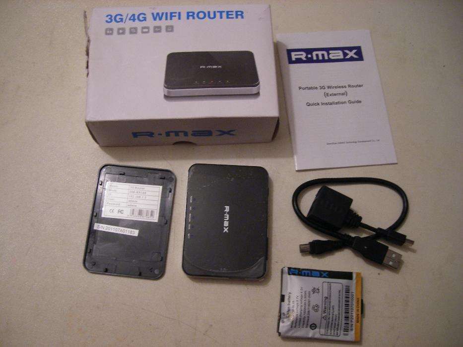 Router Wifi 3G 4G R-max usado, dá para pens internet móvel