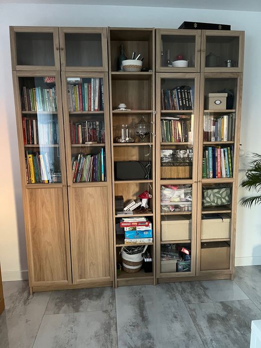 Zestaw regałów billy oxberg Ikea