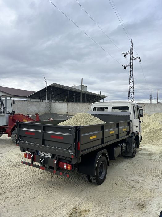 Доставка будівельних матеріалів Мукачево. Щебень, пісок, отсев, глина