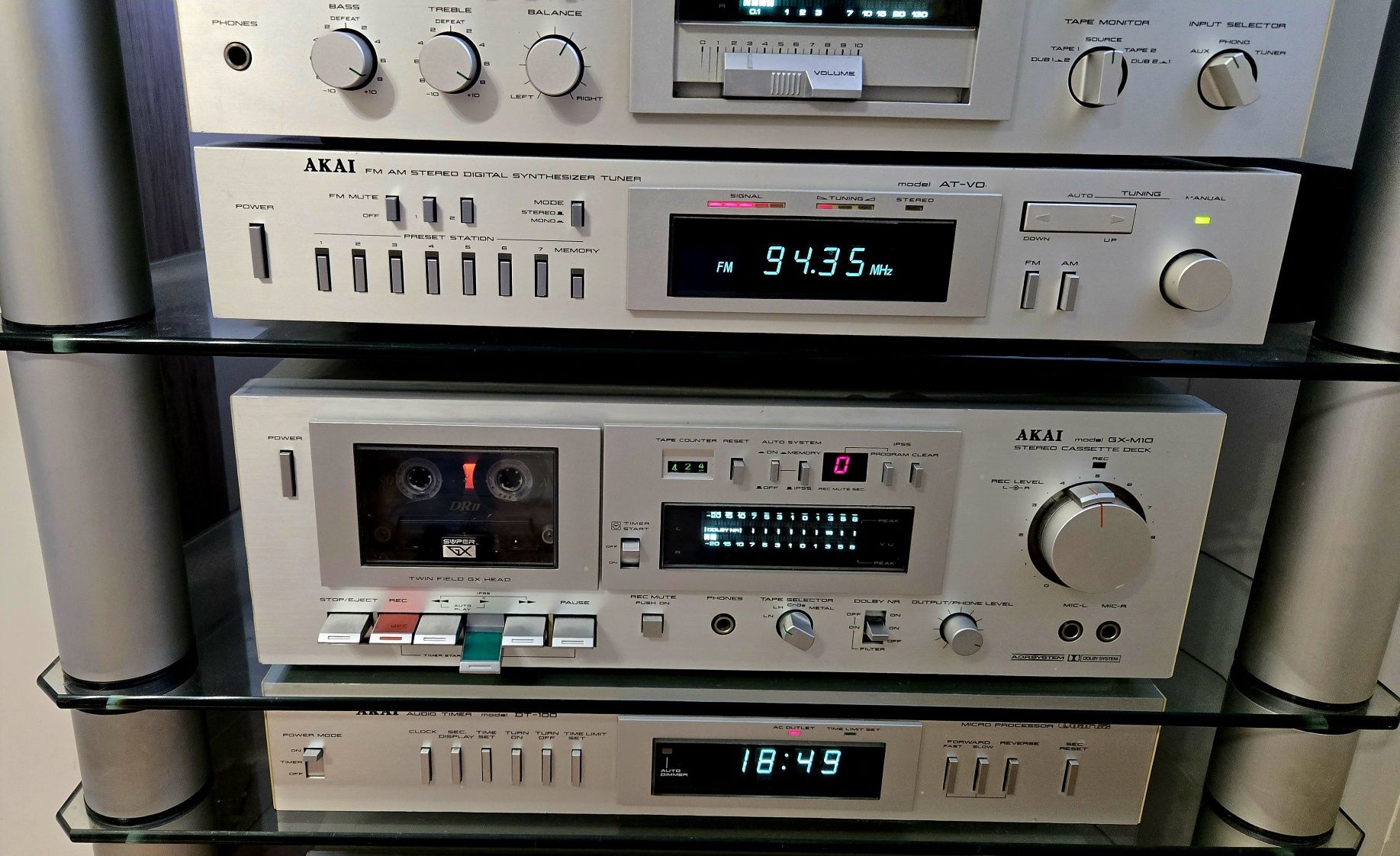 Wieża AKAI ,magnetofon szpulowy gx 620