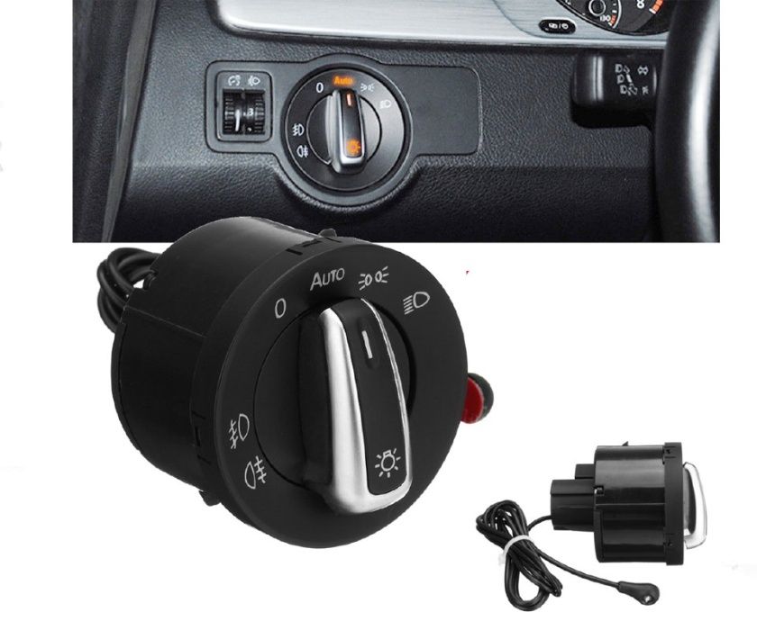 Comutador Luzes Com Sensor AUTO VW Golf 5,6 Passat Caddy Etc (NOVO)