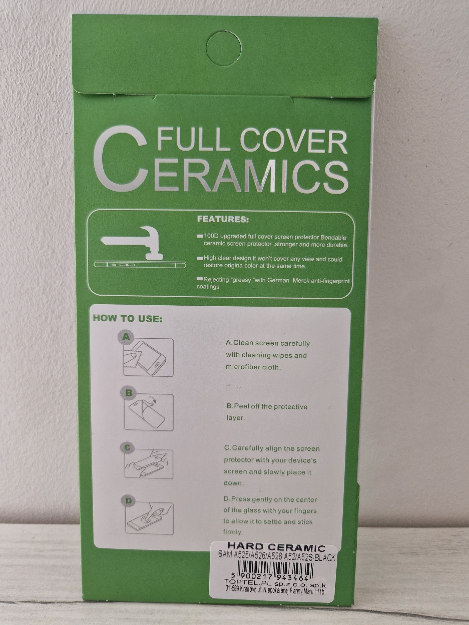 Hartowane szkło HARD CERAMIC do Samsung Galaxy A52/A52S