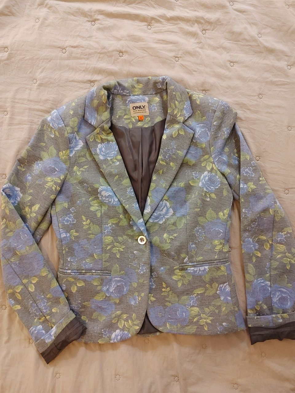 Marynarka kwiaty casual na codzień M 38