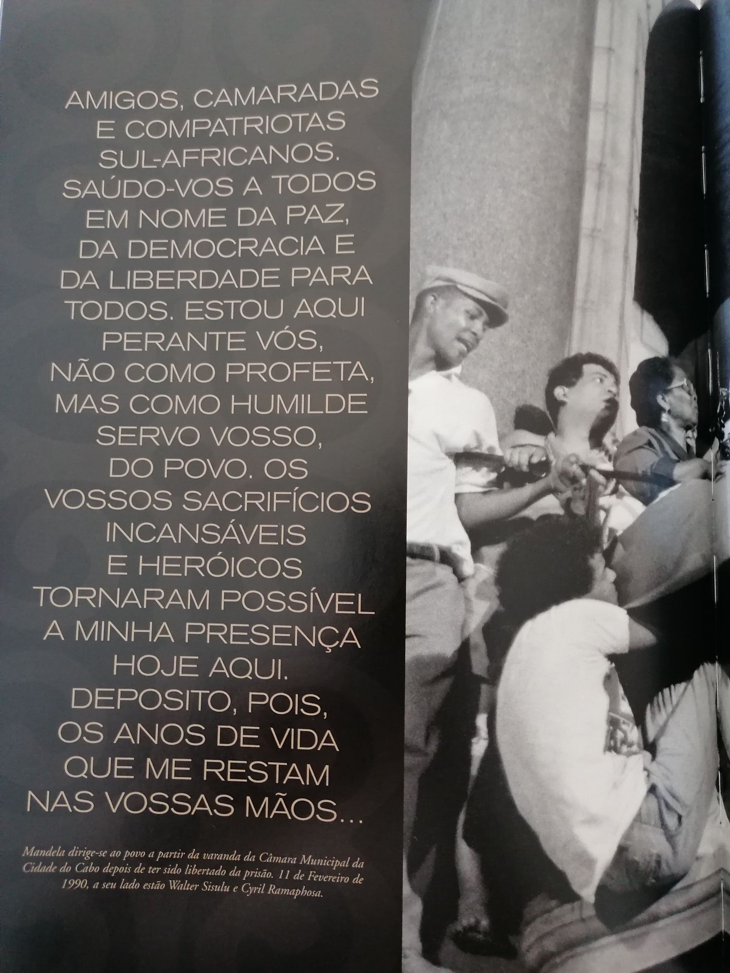 Livro sobre Nelson Mandela, o retrato autorizado.