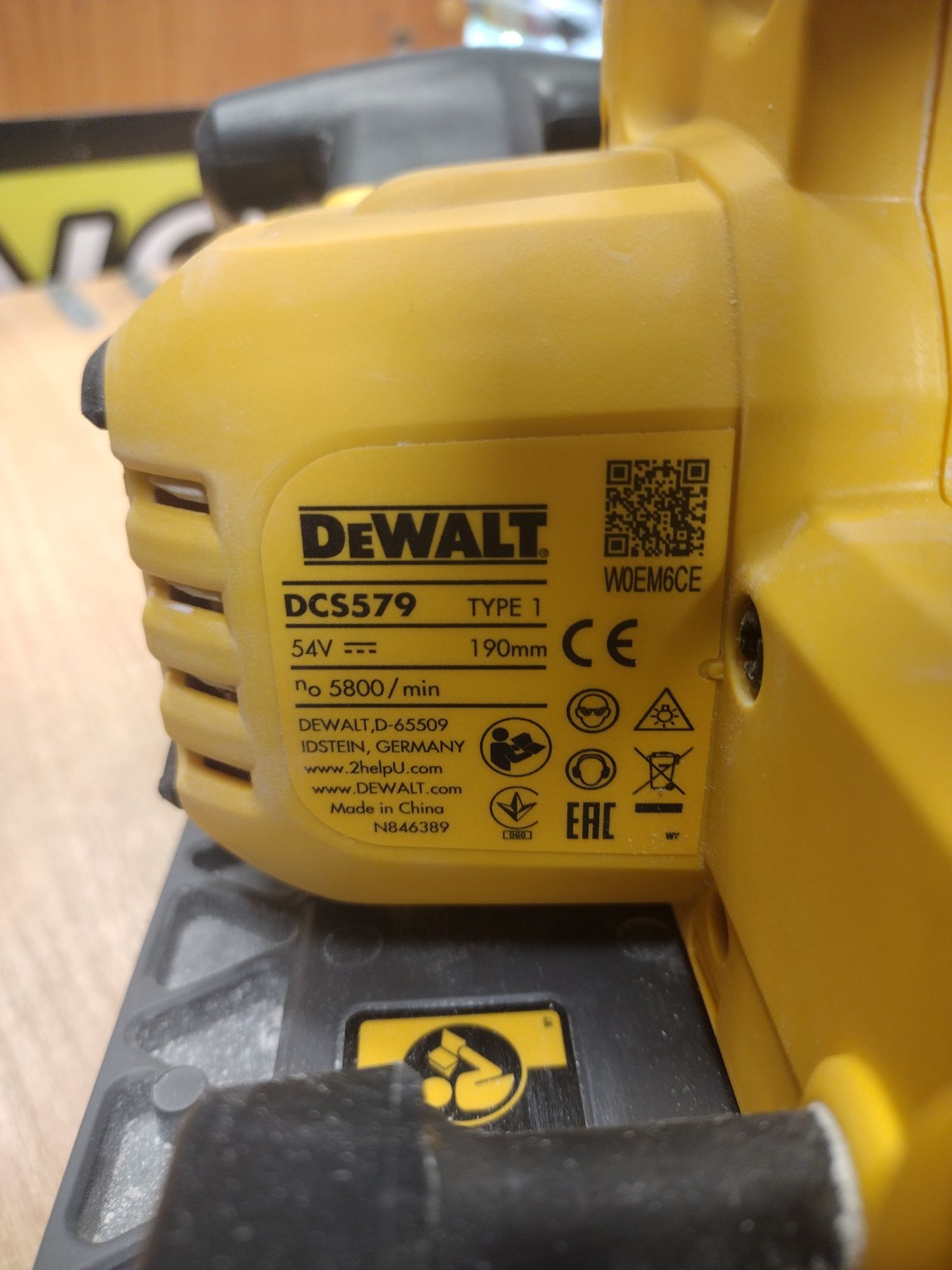 Pilarka tarczowa DeWALT DCS579 -Komis MADEJ skup-sprzedaż Dębica