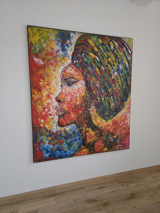 Obraz malowany na płótnie 130x150