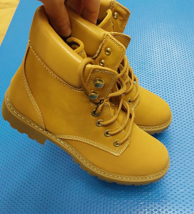 Trapery buty zara damskie nowe brązowe skórzane Timberlake prezent/39