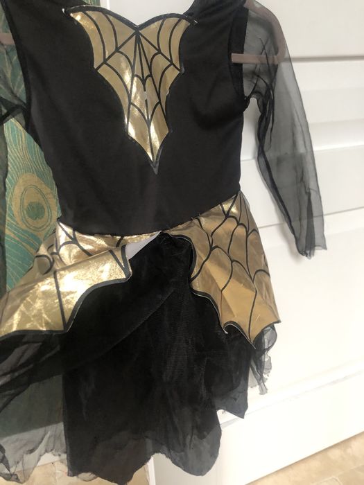 Strój halloween 122 sukienka