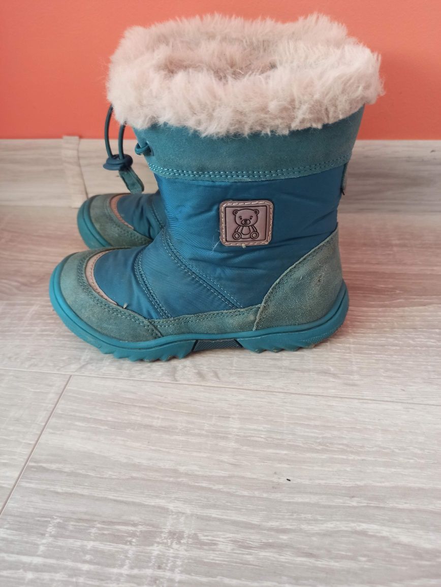 Buty zimowe skórzane śniegowce Lasocki r. 25