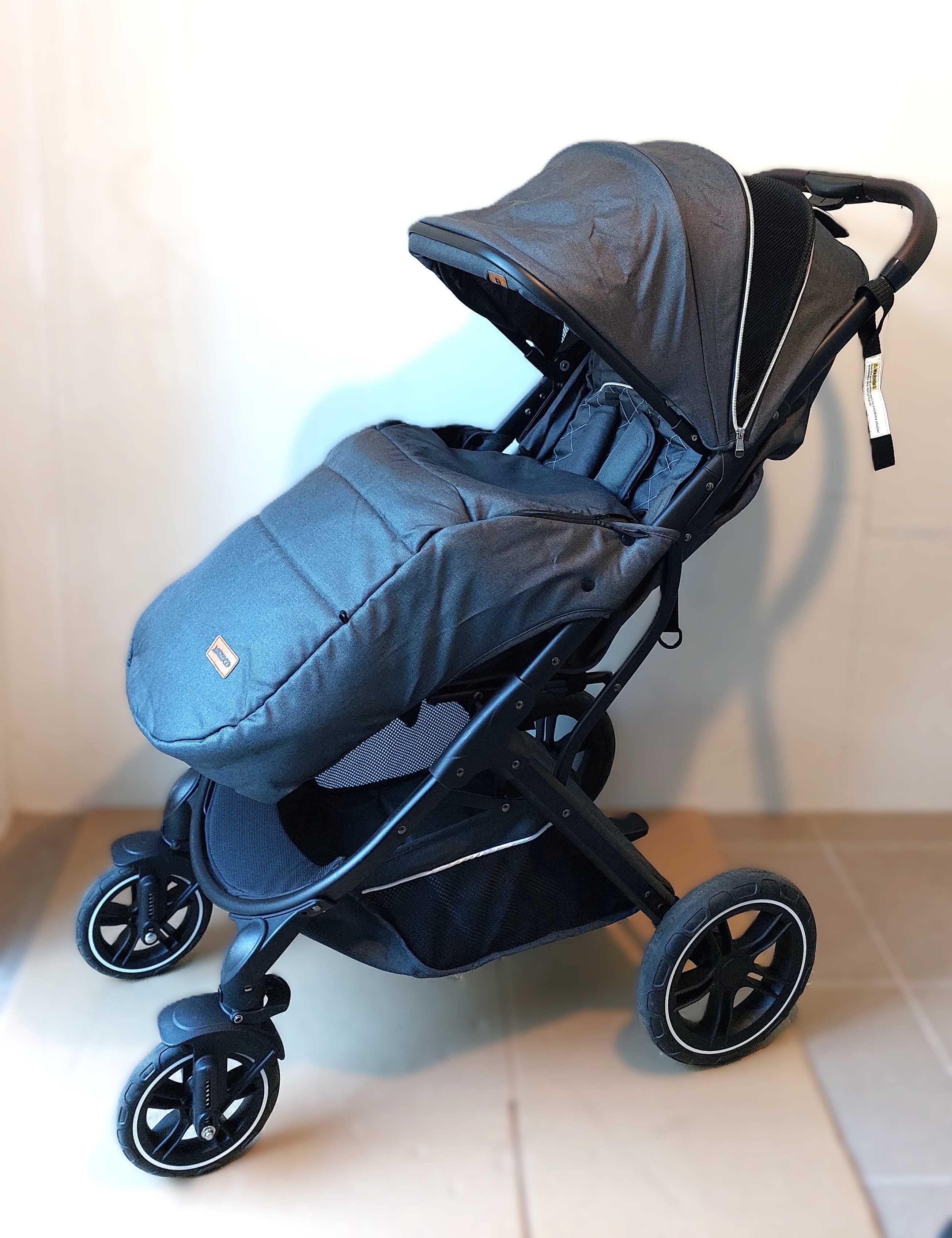 YAZOCO Wózek dziecięcy składany spacerówka wiek 0-4 do 22kg