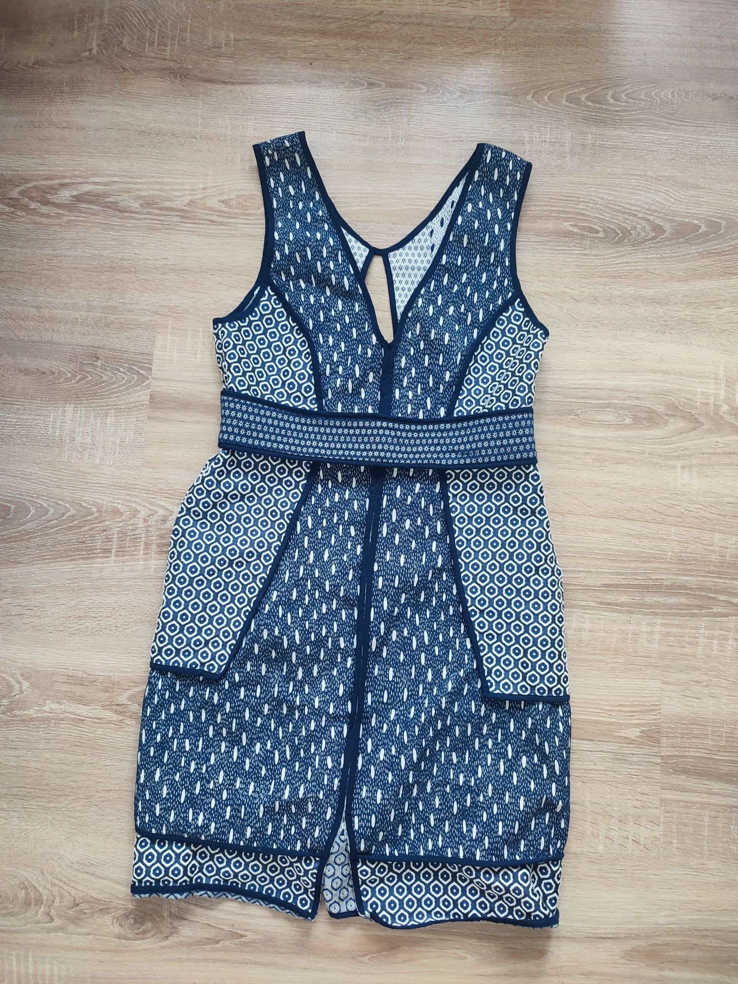 Sukienka granatowa H&m