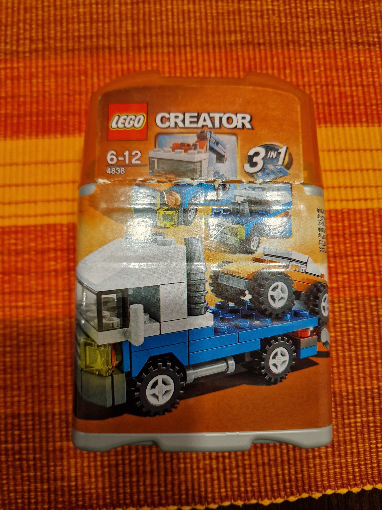 Lego Creator 2008 r. 3 w 1 3 in 1 4838 Mini pojazdy Mini vehicles