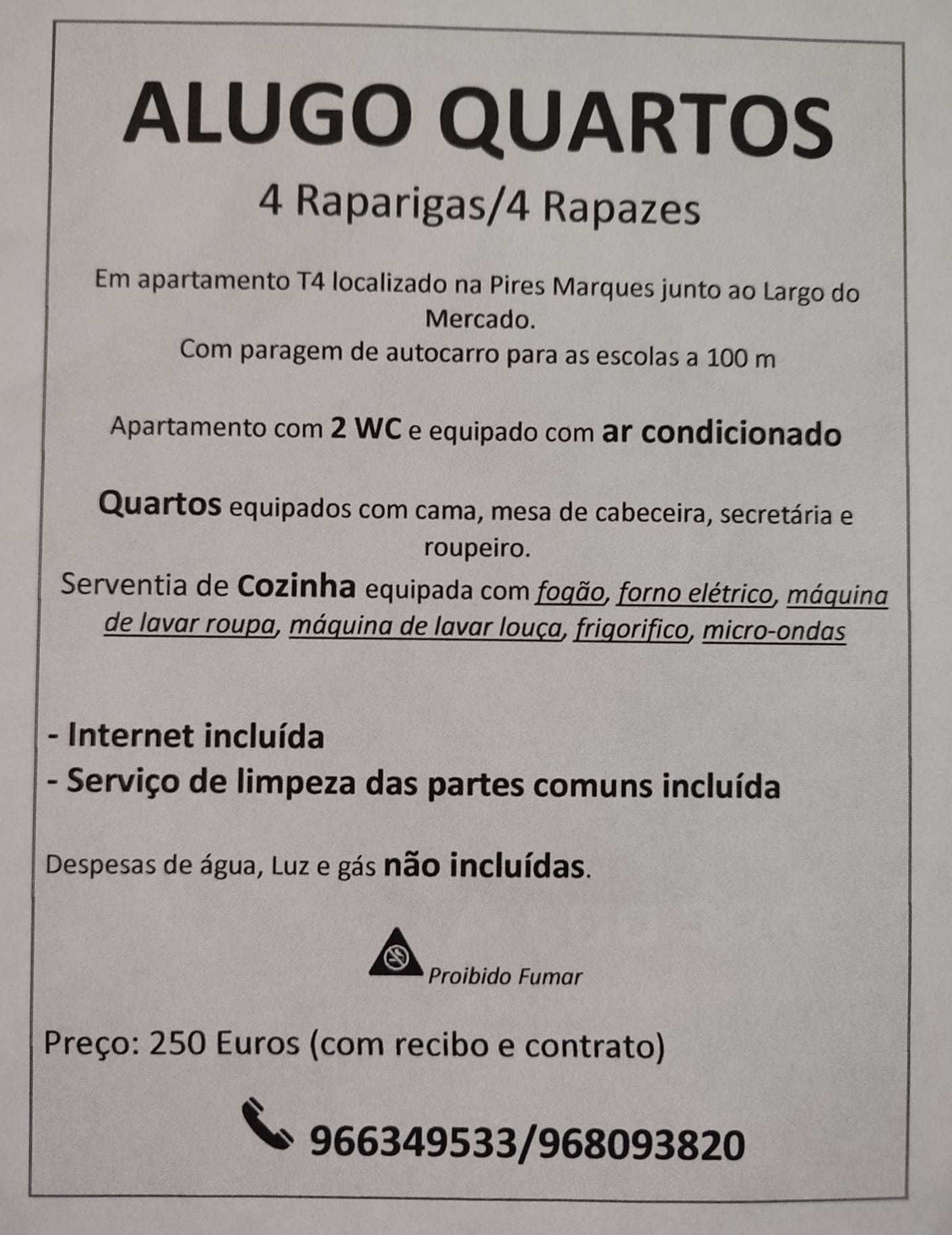 Alugam-se Quartos