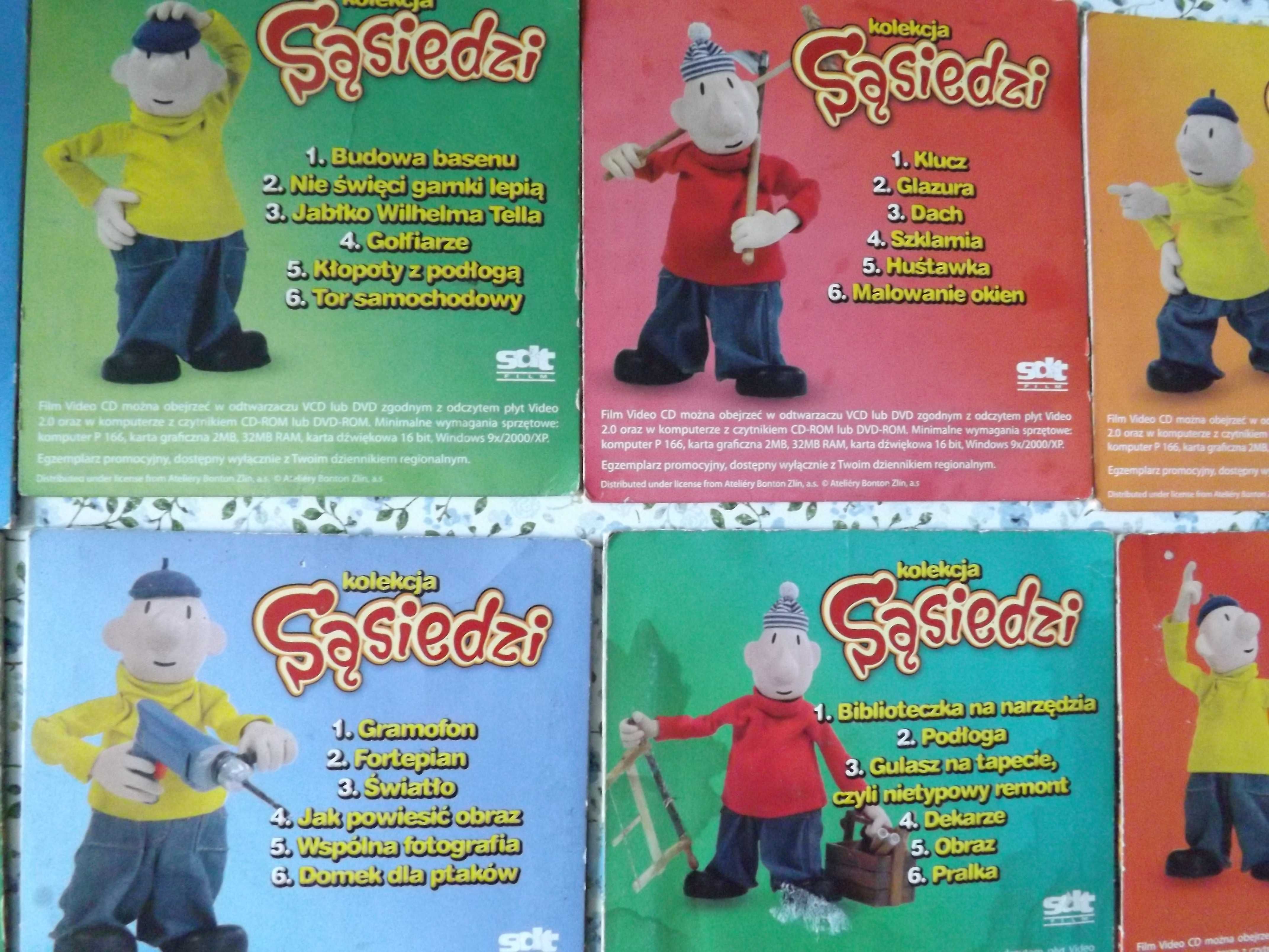 Sąsiedzi, Mat i Pat, 60 bajek na vcd kolekcja