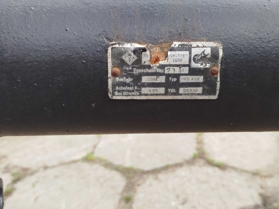 Oś przyczepy HW,HL80/60,THK