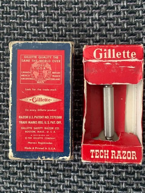 Gillette Tech Razor - Muito bom estado. Oferta de venda temporária.