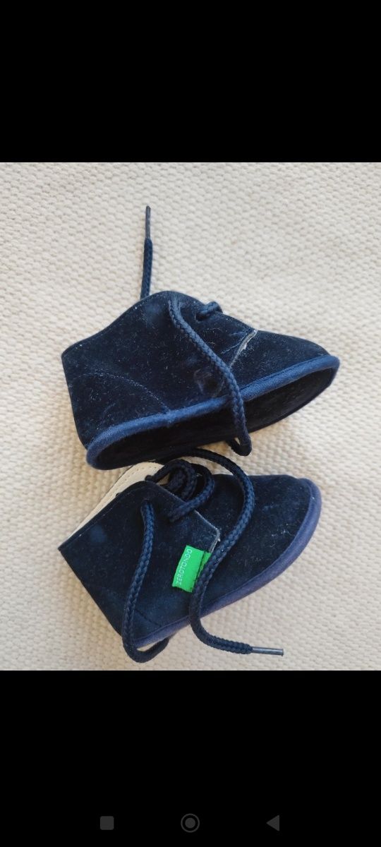 Buty dla chłopca niechodki do chrztu