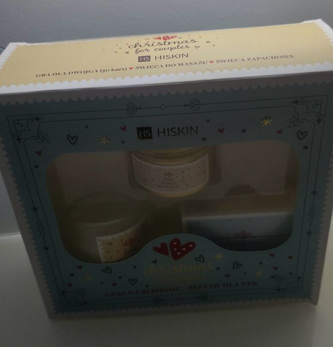 HISKIN świąteczny zestaw prezentowy dla par 3el.