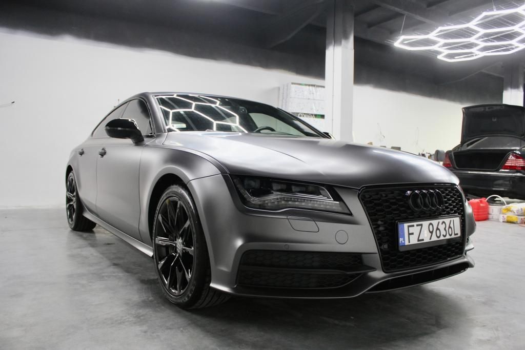 Audi A7 3.0 TFSI Prestige Quattro DarkGrey folia + ceramika. Felgi RS5