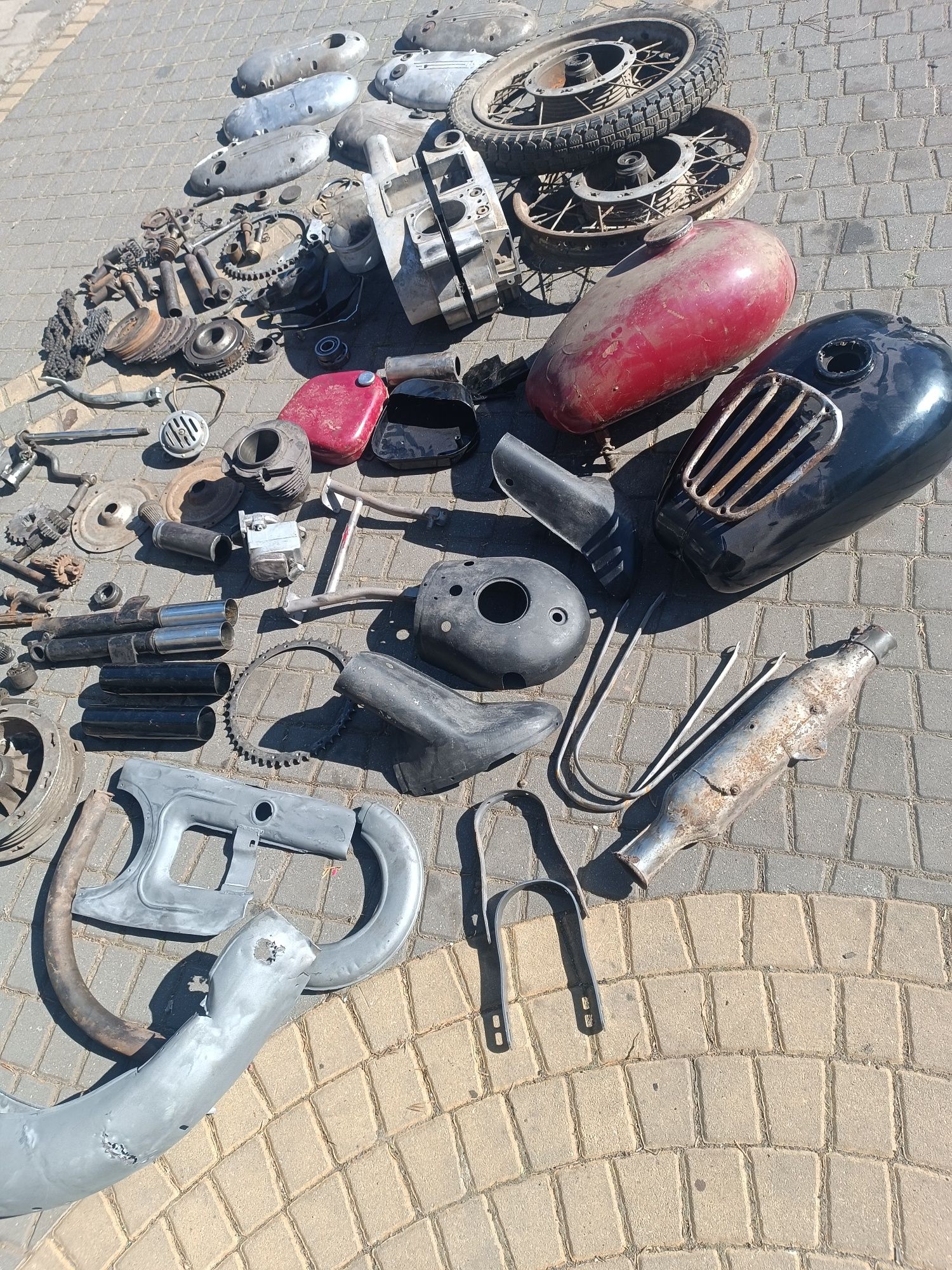 Junak m10 m07 koło tył części
