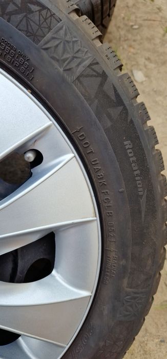Koła zimowe VW PASSAT B5 5X112 opony NEXEN 205/55 R16 7mm bieżnika wys