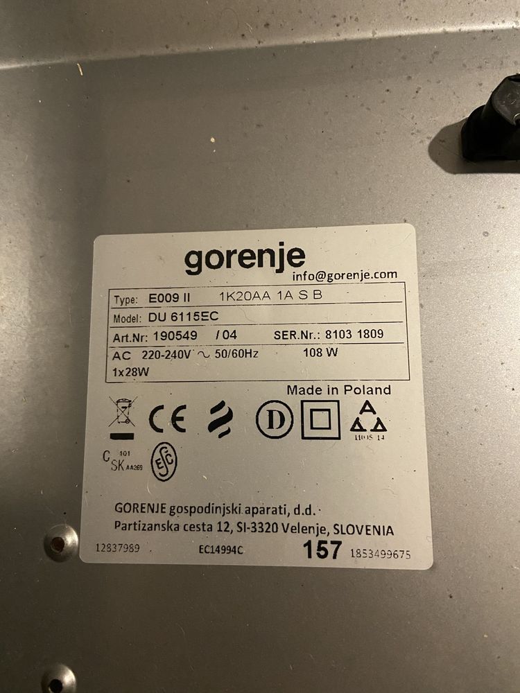 Okap kuchenny GORENJE DU 6115 EC amica, bosch, whirlpool,samsung, cand