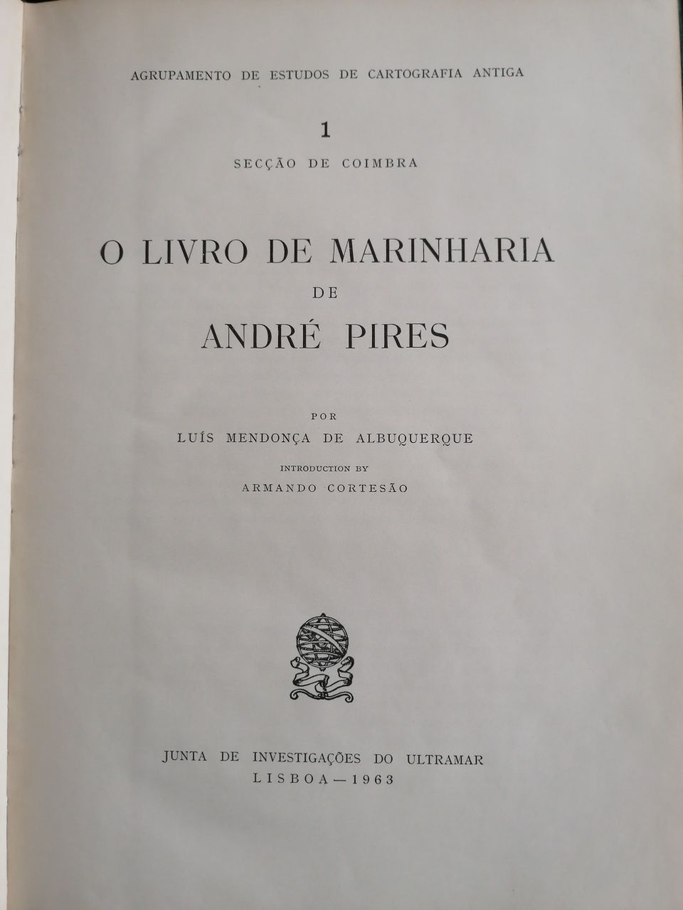 Livro de marinharia de André Pires