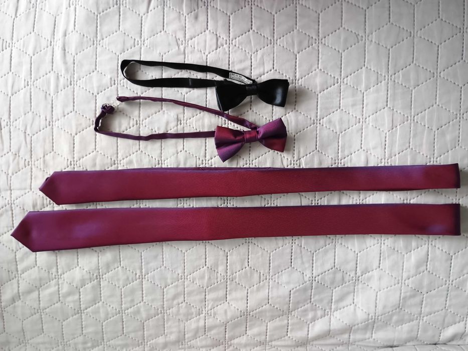 Muszki i krawaty dla eleganta