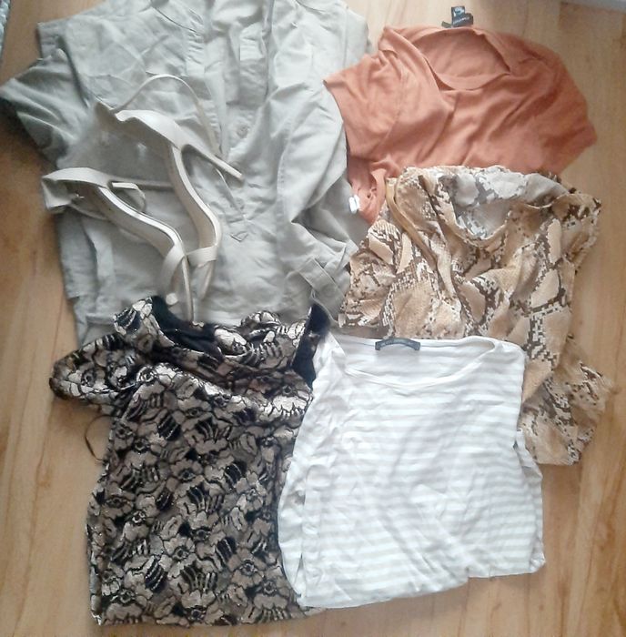 Zestaw roz 36/38 S/M 50 sztuk mega paka komplet odzież damska ubrania