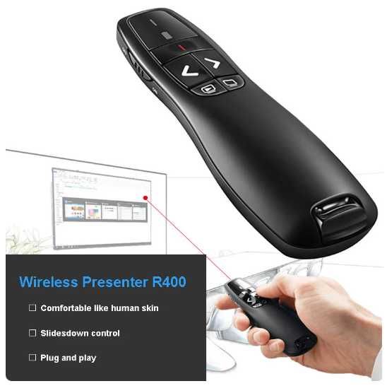 Бездротовий презентер (клікер) wireless presenter R400