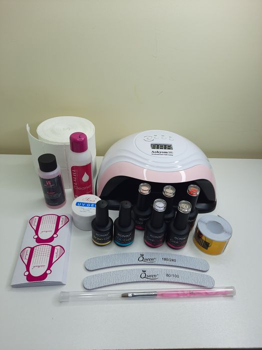 zestaw do paznokci hybryd przedłużania