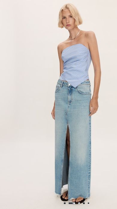 Джинсова спідниця MANGO