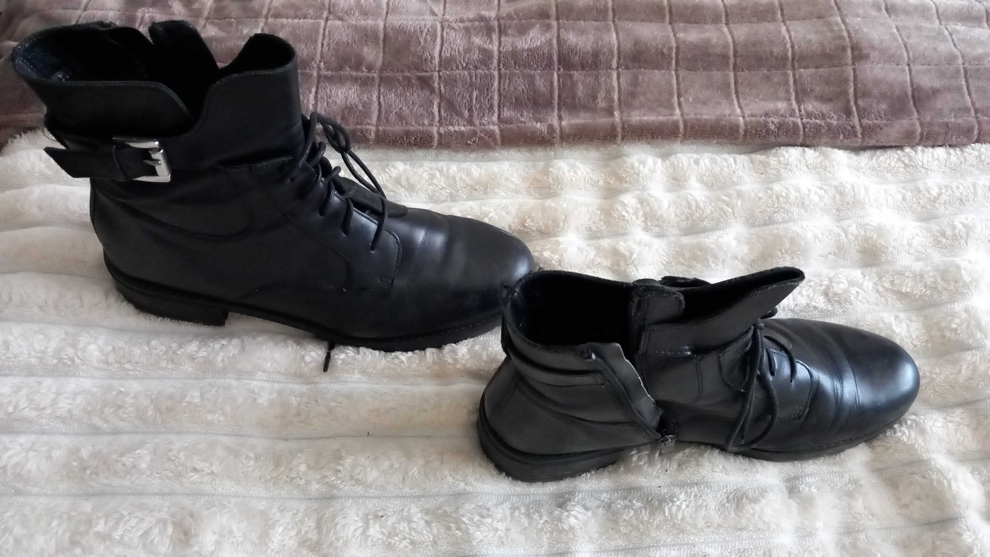 Czarne sztyblety buty rozmiar 41