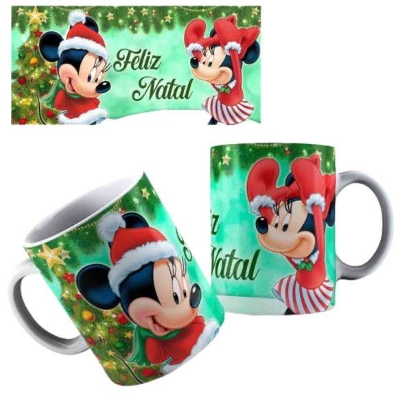 Caneca de natal personagens