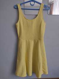 Żółta sukienka H&M